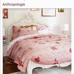 Anthropologie “Velvet Violette” Euro Shams